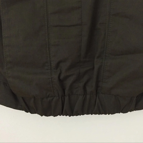 ZARA Metal Star Dark Amry Green Halter Crop Tank Top - Picture 9 of 10